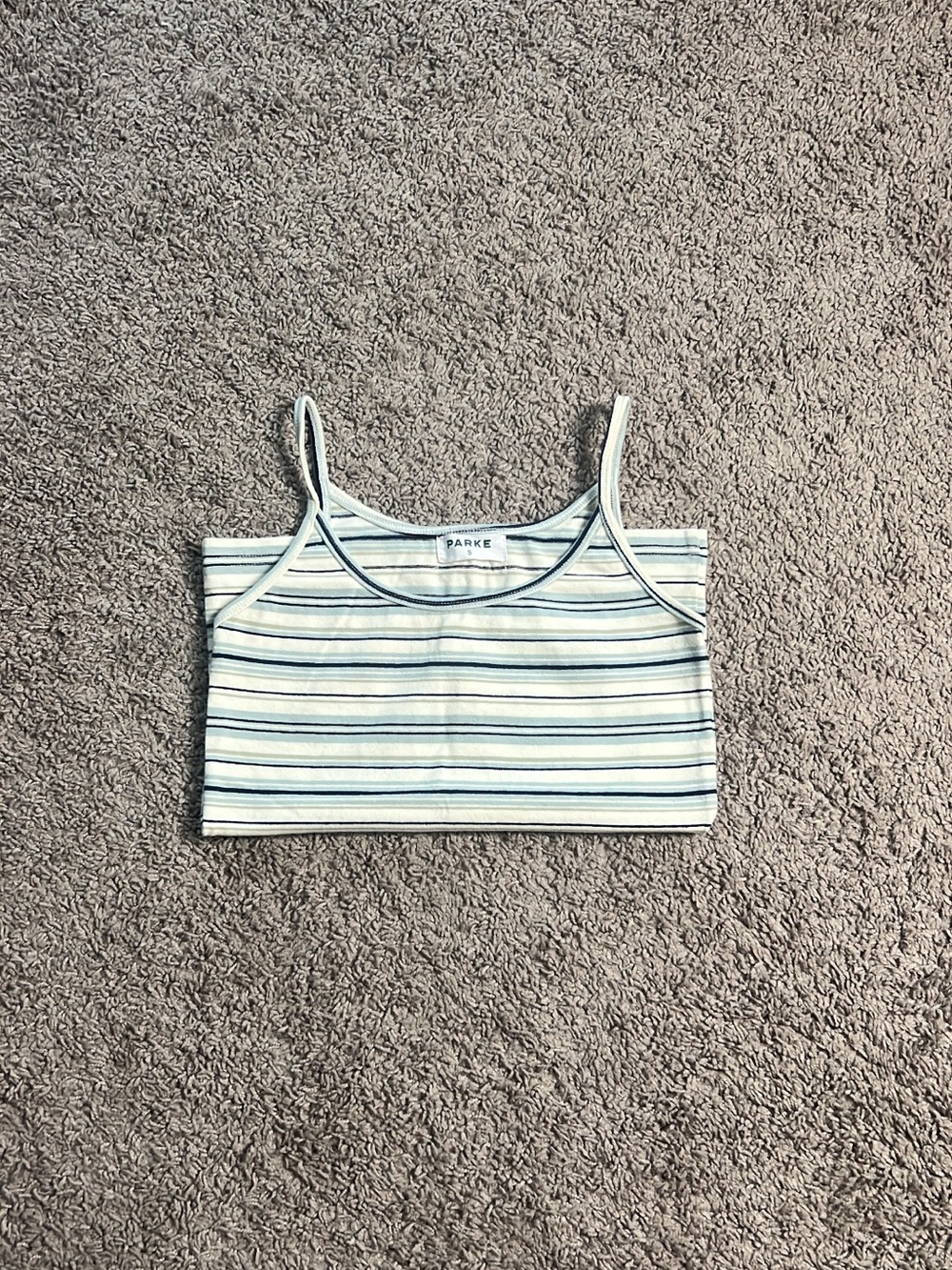 SOLD OUT PARKE SUMMERLAND SEA STRIPE TANK SIZE S